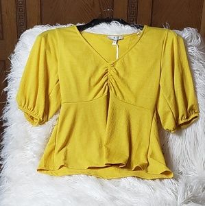 Iris Yellow Blouse